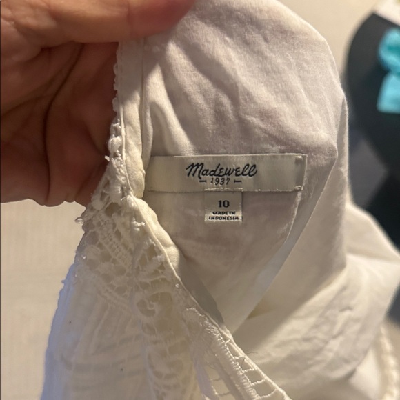 Madewell Ivory Geometric Lace dress - Picture 7 of 7